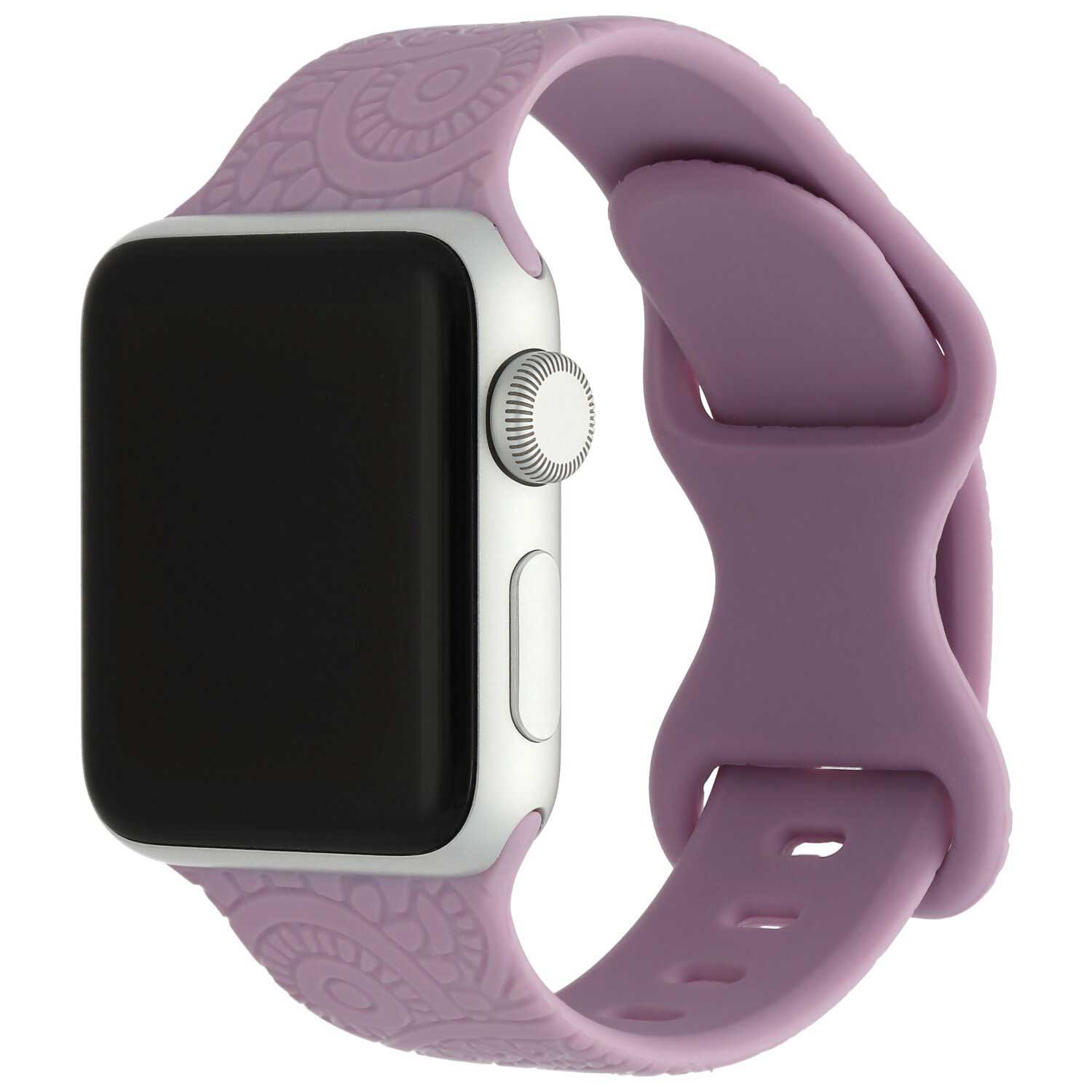 Cinturino sport con stampa per Apple Watch - Ibiza viola