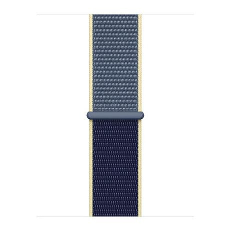 Cinturino nylon sport loop per Apple Watch - Blu Alaska