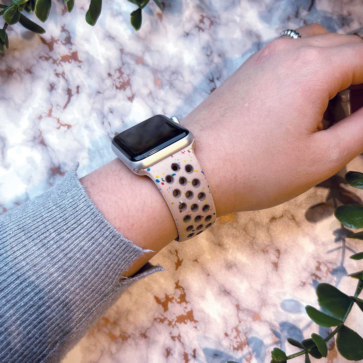 Cinturino doppio sport per Apple Watch - desert stone