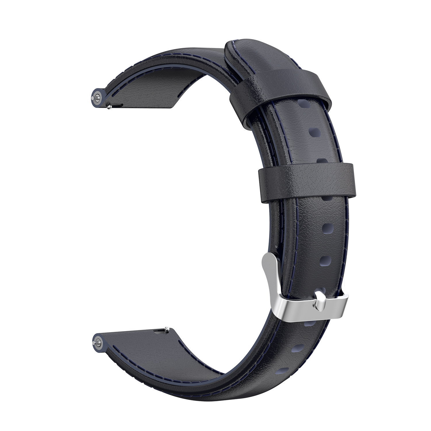 Cinturino in pelle per Samsung Galaxy Watch - blu scuro