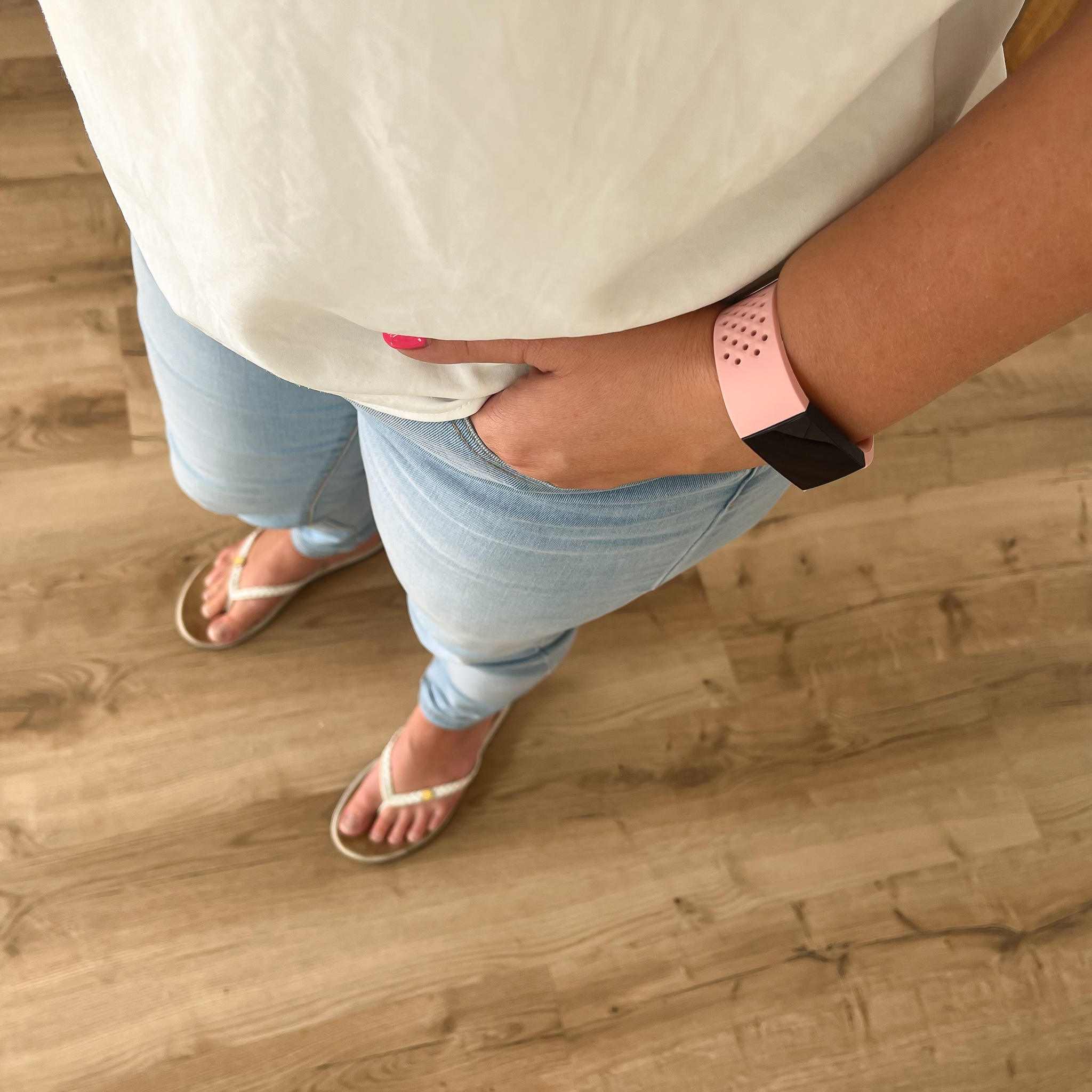 Cinturino sport point per Fitbit Charge 3 & 4 - rosa