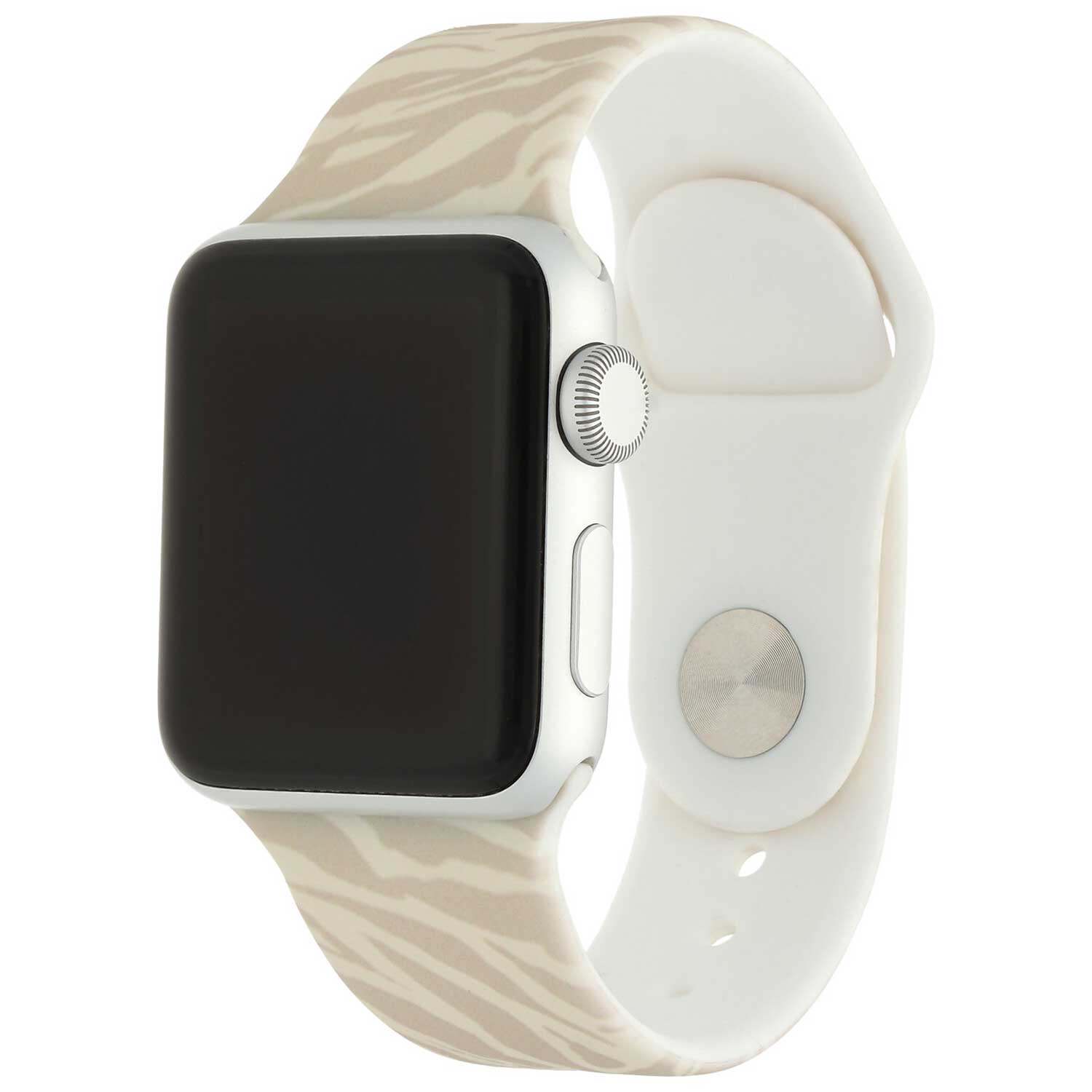 Cinturino sport con stampa per Apple Watch - beige zebrato