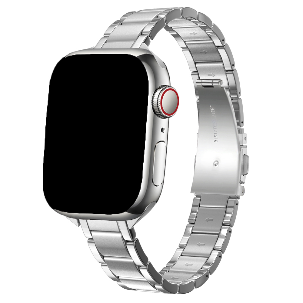 Cinturino a maglie sottili Noor Apple Watch - Argento
