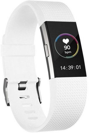 Cinturino sport per Fitbit Charge 2 - bianco
