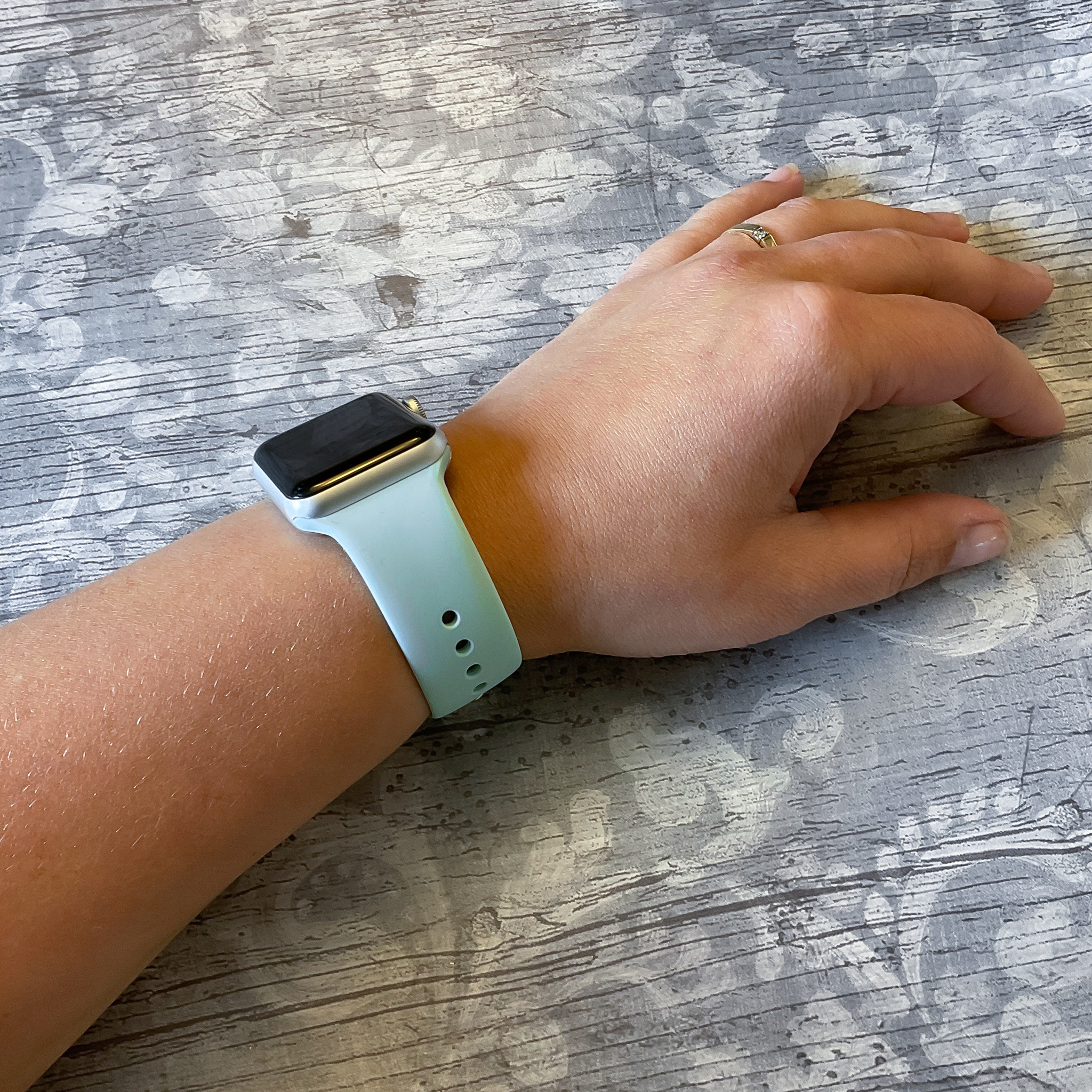 Cinturino sport per Apple Watch - schiuma di mare