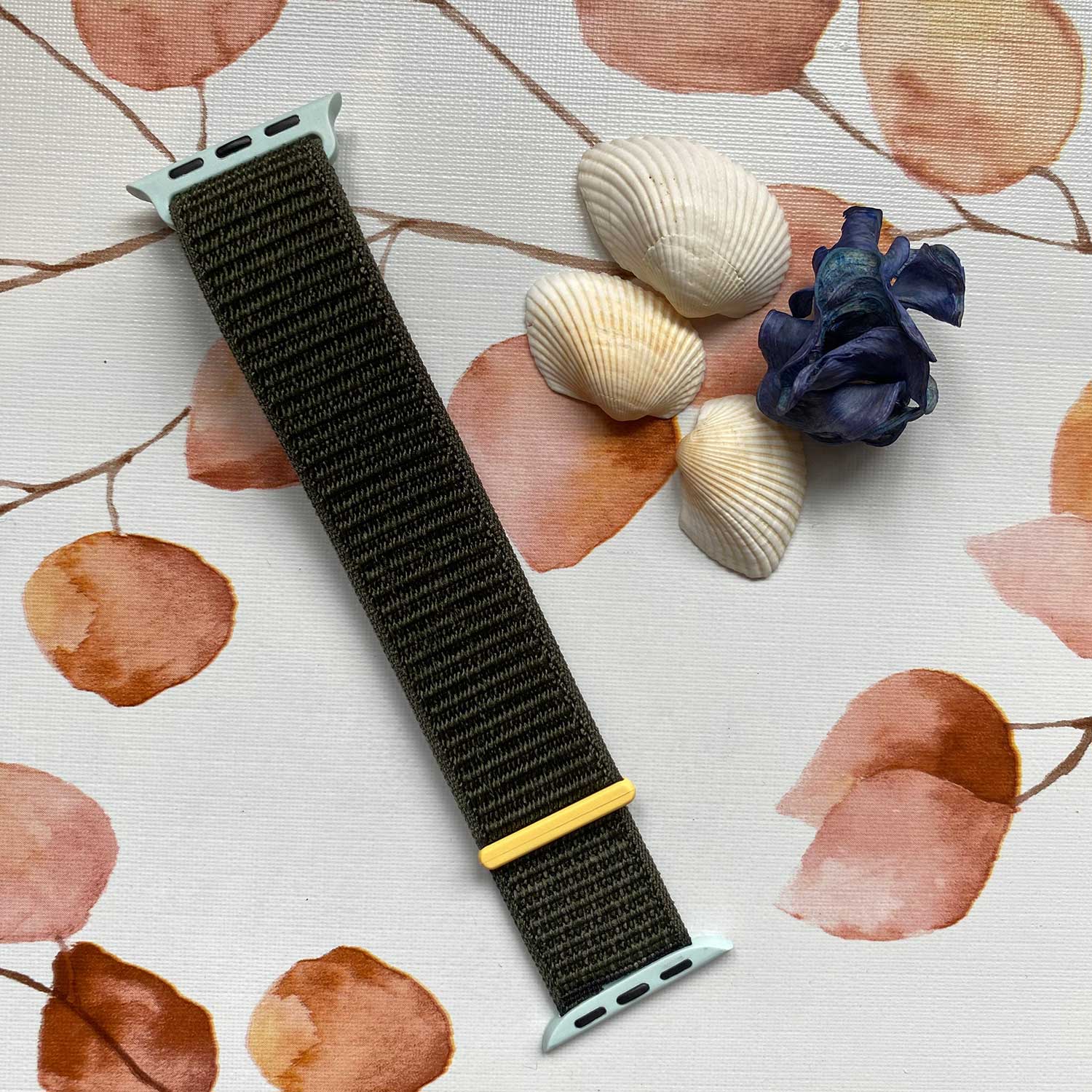 Cinturino nylon sport loop per Apple Watch - cipresso 