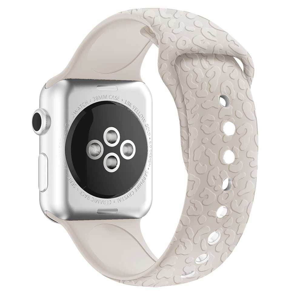 Cinturino sport con stampa per Apple Watch - leopardo galassia