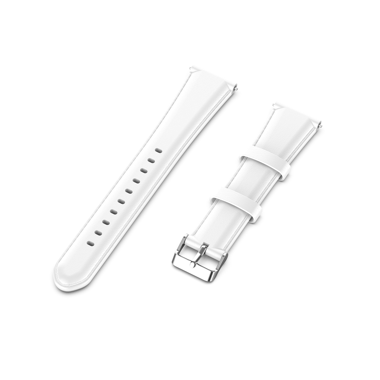 Cinturino in pelle per Garmin Vivoactive / Vivomove - bianco