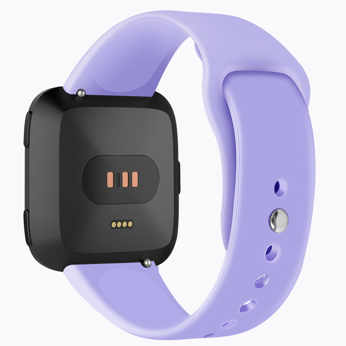 Cinturino sport in silicone per Fitbit Versa - viola chiaro