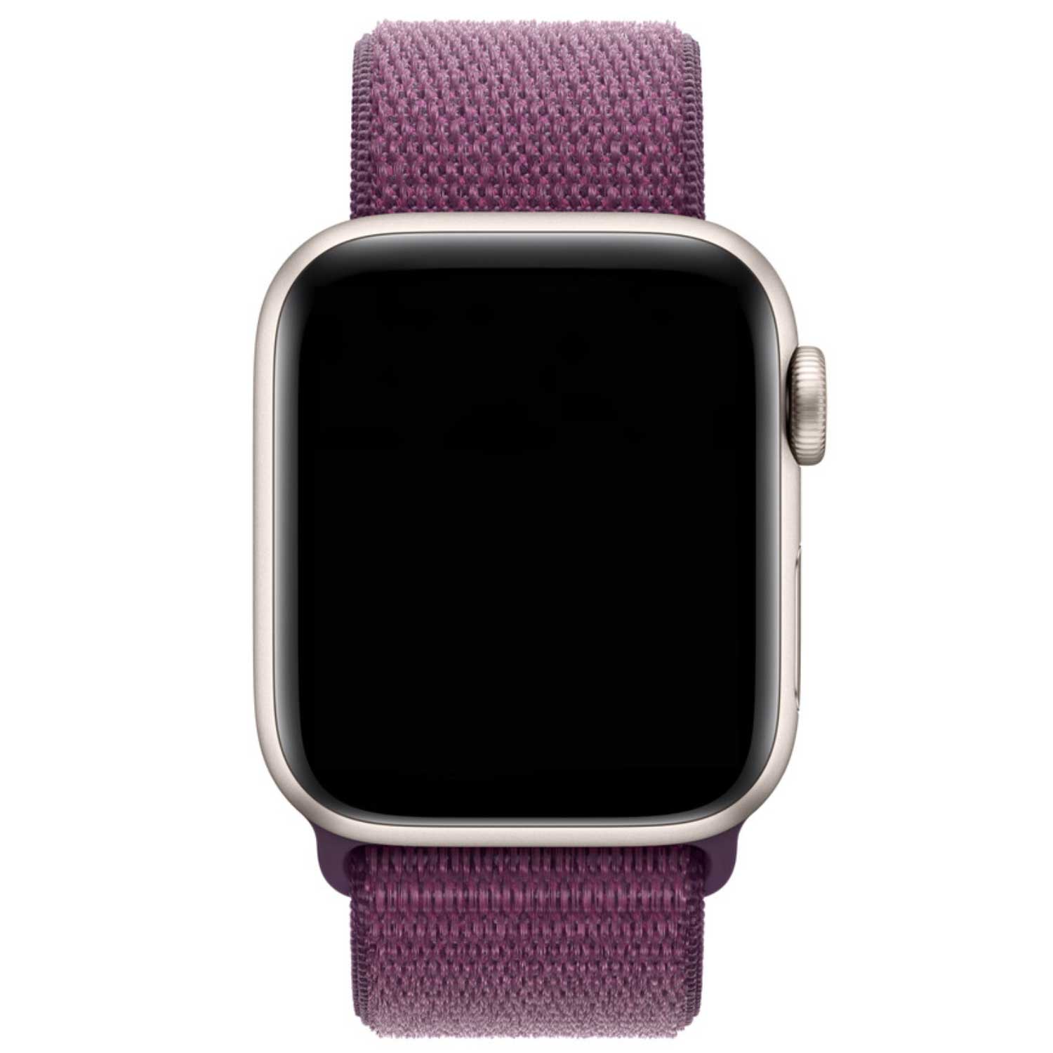 Cinturino nylon sport loop per Apple Watch - prugna