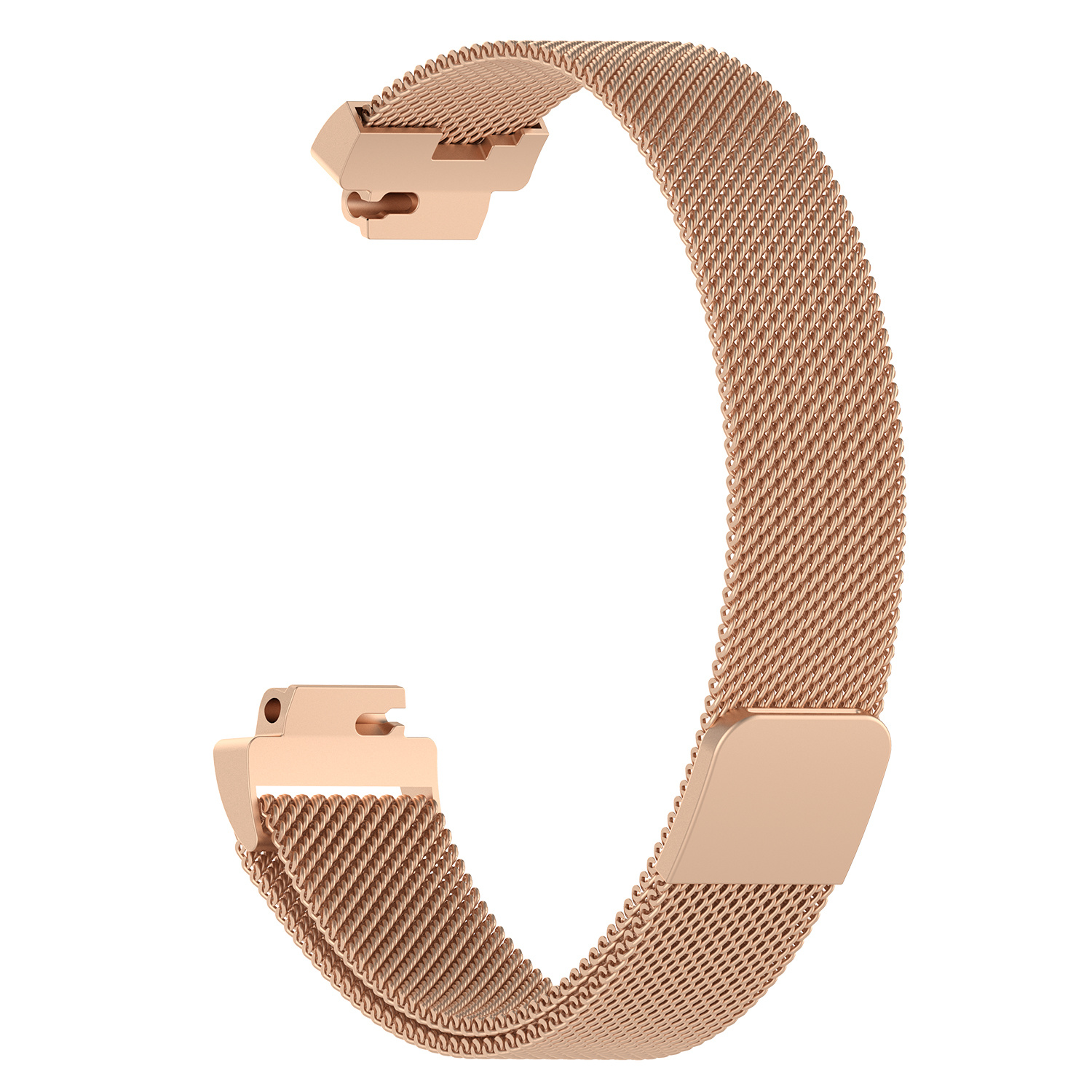 Cinturino loop in maglia milanese per Fitbit Inspire - oro rosa