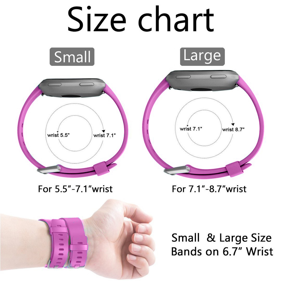 Cinturino sport per Fitbit Versa - viola