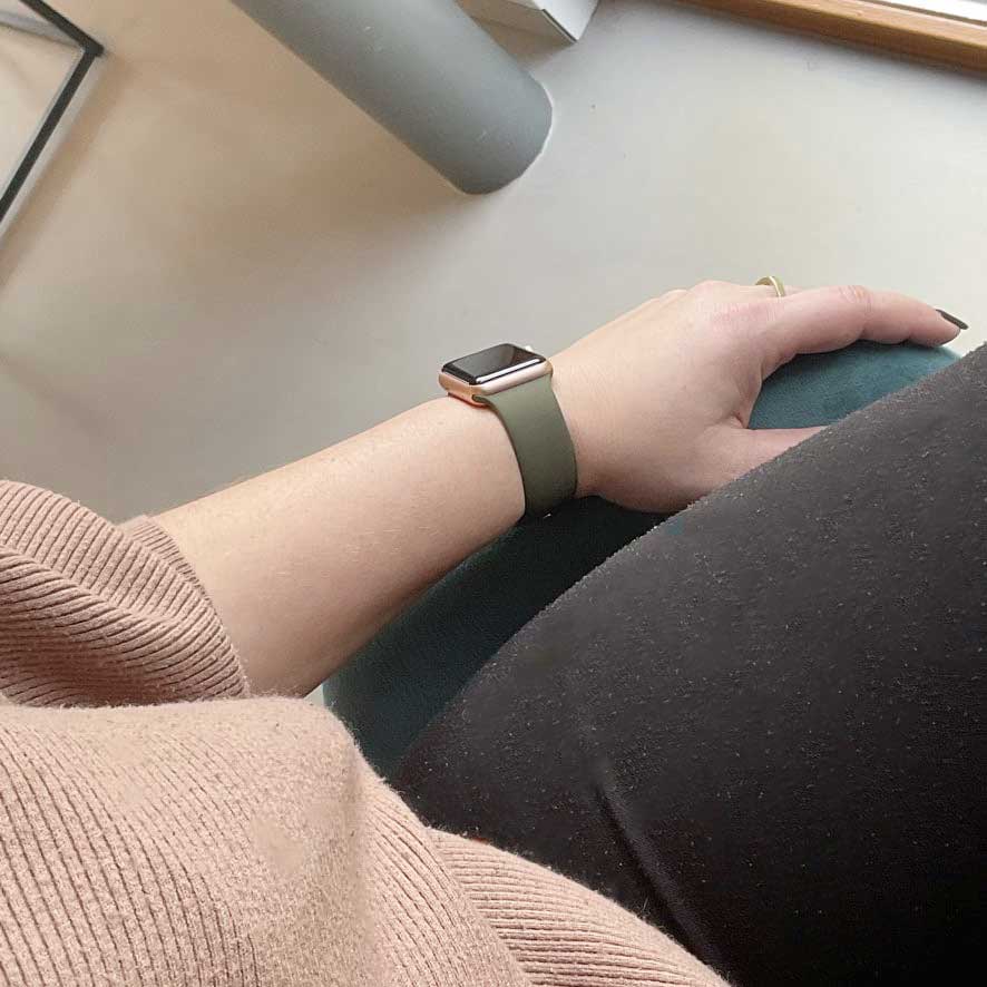 Cinturino sport per Apple Watch - oliva scuro