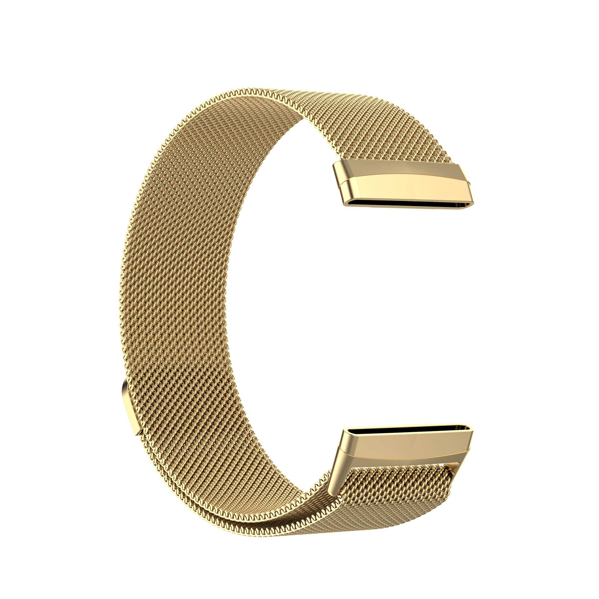 Cinturino loop in maglia milanese per Fitbit Versa 3 / Sense - oro