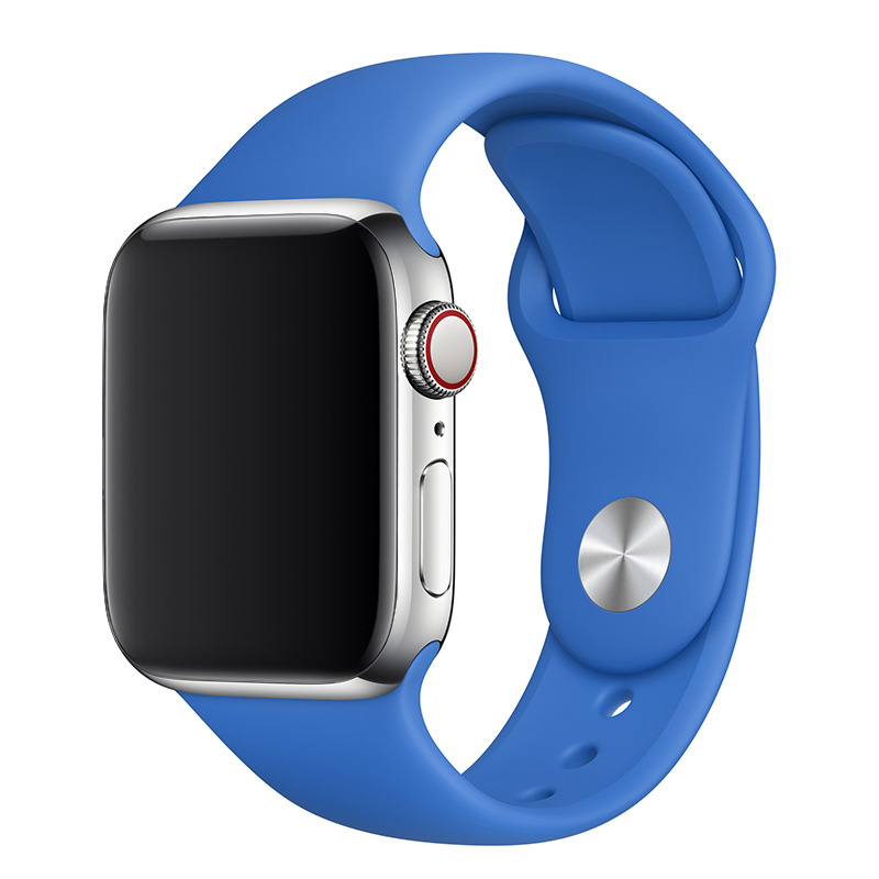 Cinturino sport per Apple Watch - blu capri