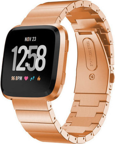 Cinturino a maglie per Fitbit Versa - oro rosa