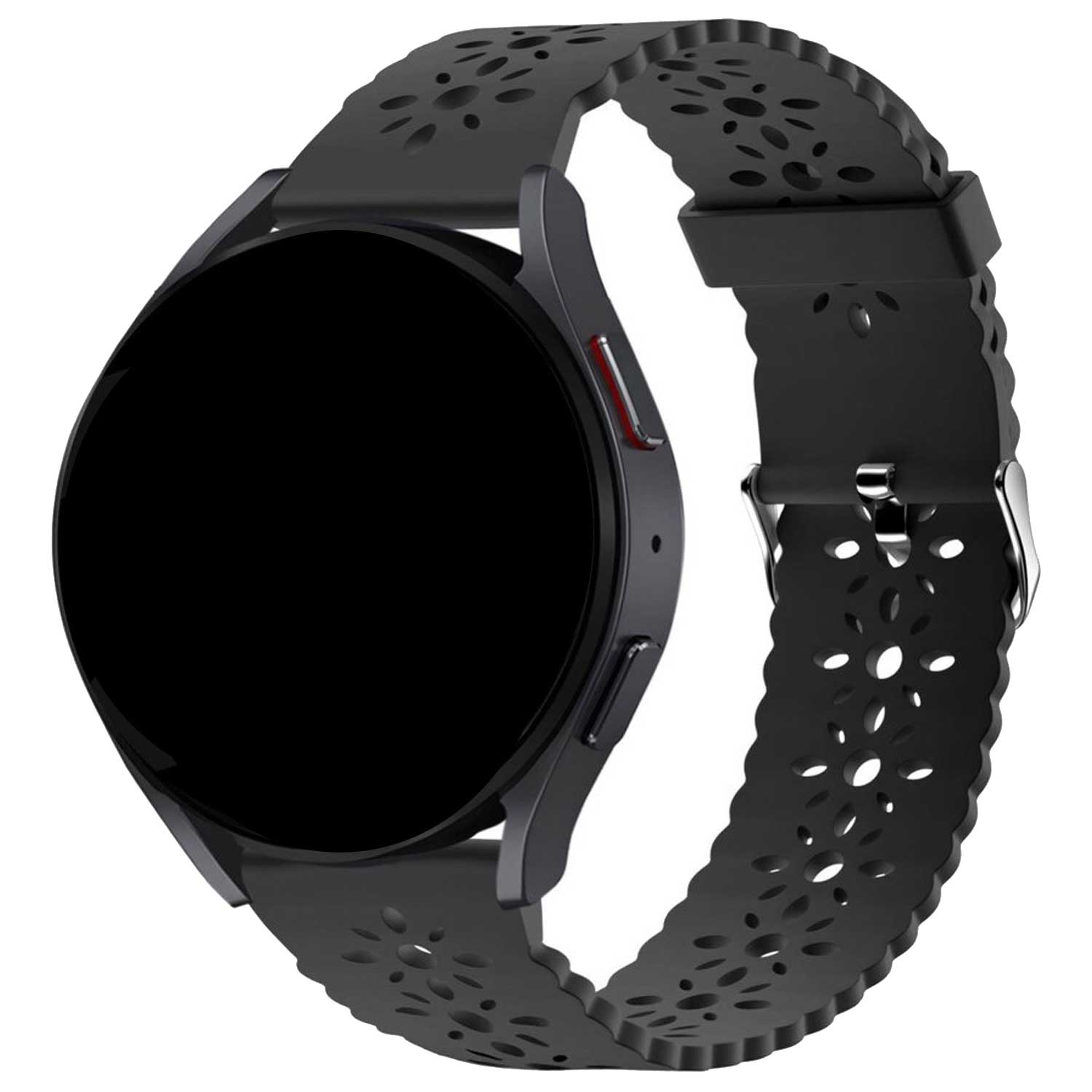 Samsung Galaxy Watch 5 Pro Bright Silicone Strap - Black