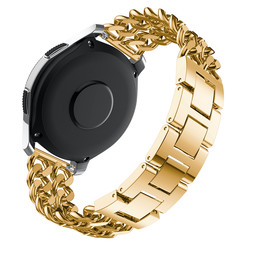 Cinturino a maglie in acciaio con cowboy per Samsung Galaxy Watch - oro