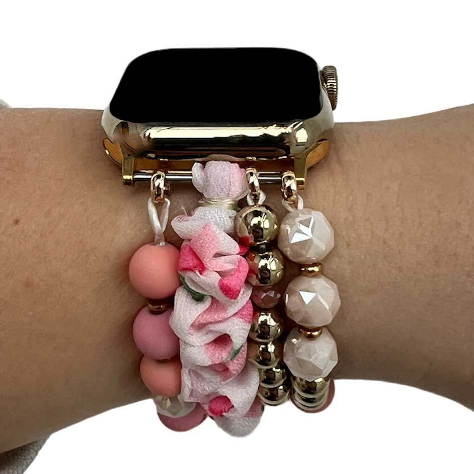 Cinturino gioielli Apple Watch – Noa rosa