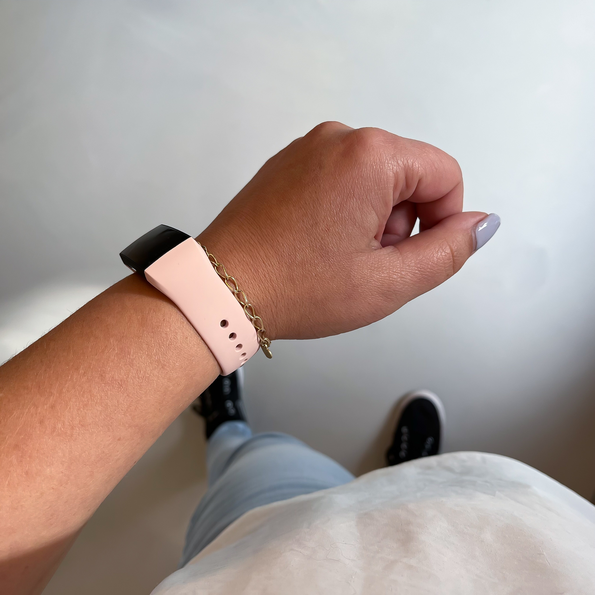 Cinturino sport per Fitbit Charge 3 & 4 - sabbia rosa