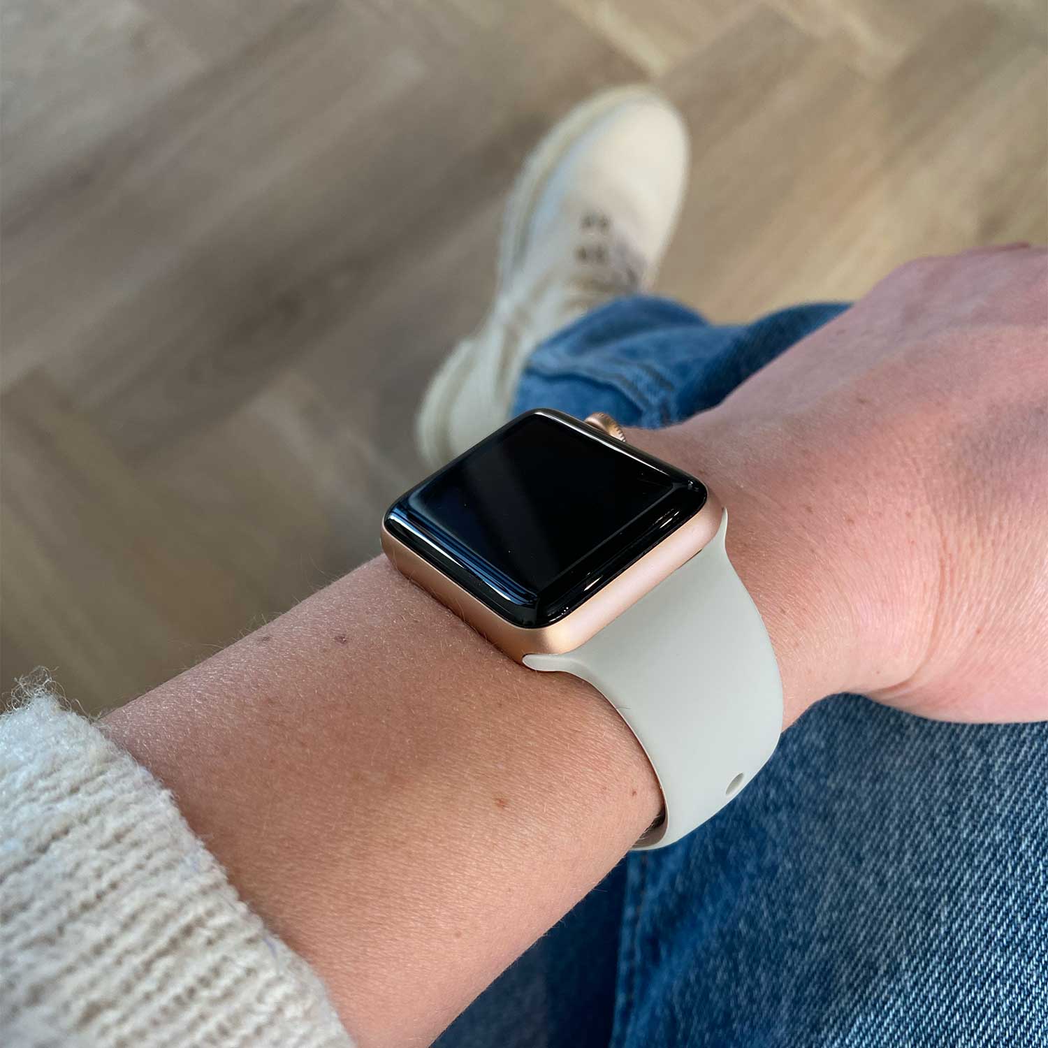 Cinturino sport per Apple Watch - marrone pietra