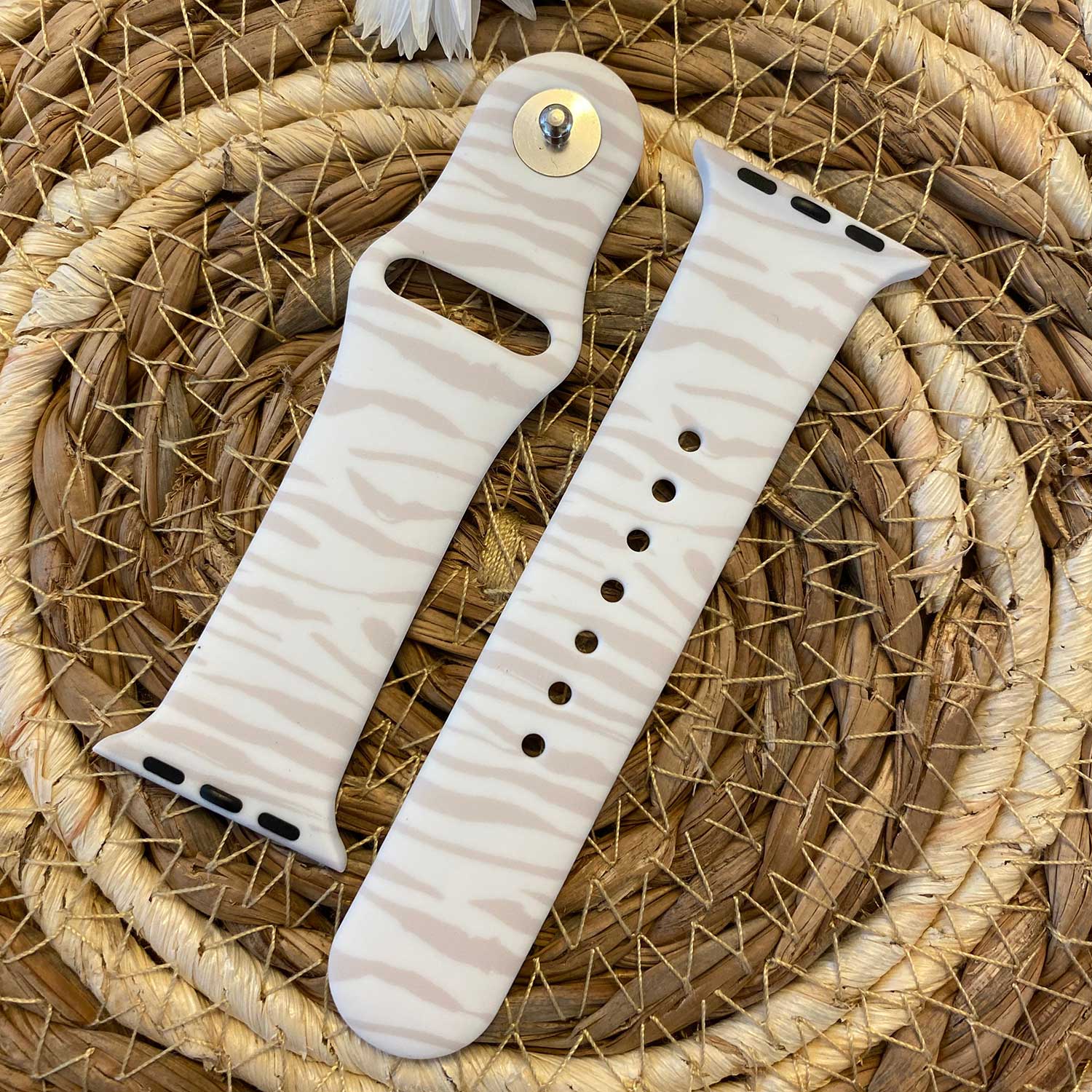 Cinturino sport con stampa per Apple Watch - zebra galassia