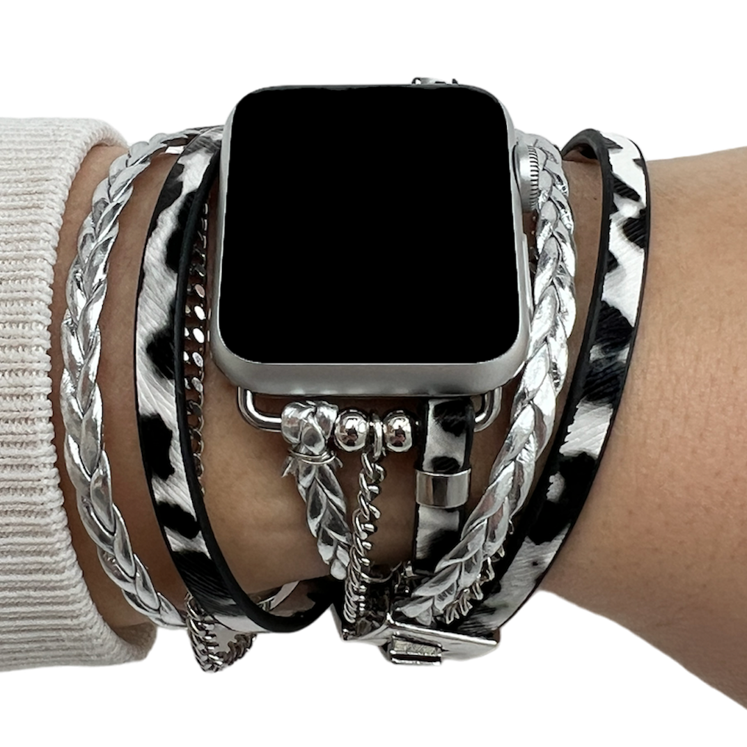 Cinturino gioielli Apple Watch – Jamie argento