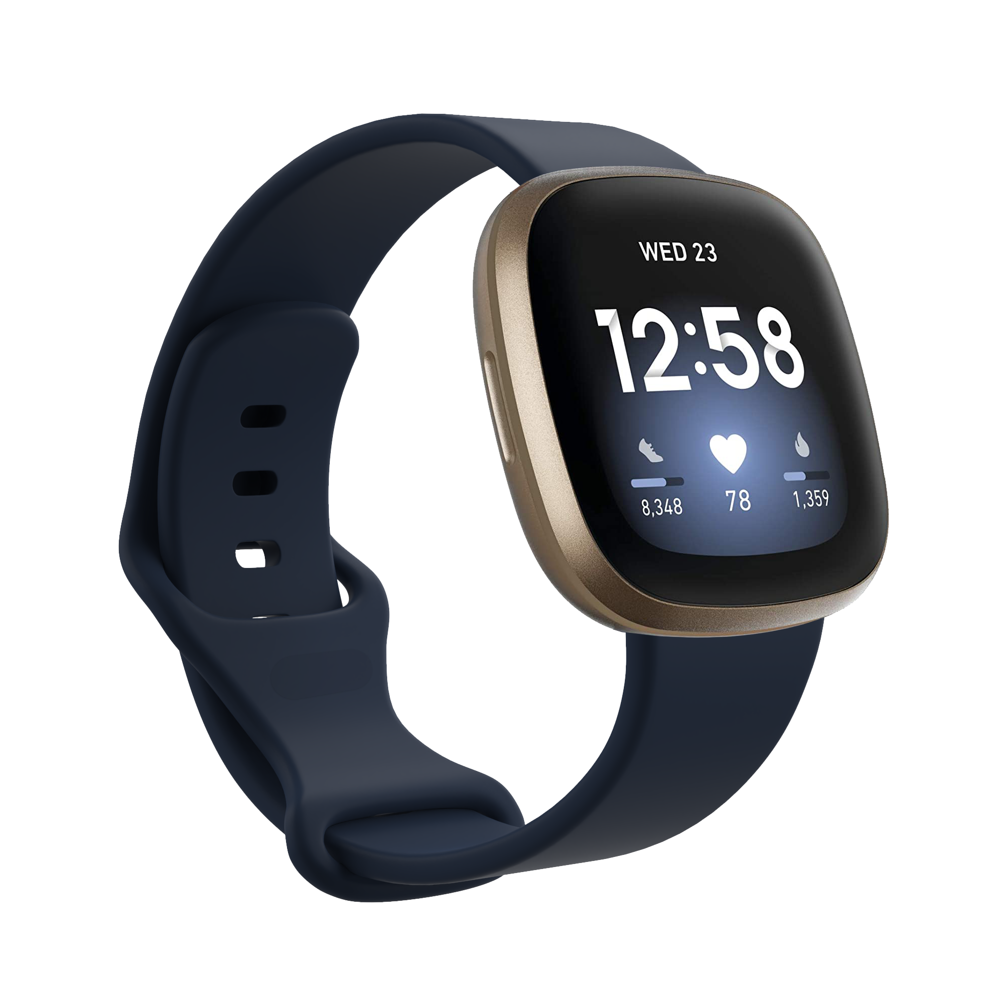 Cinturino sport per Fitbit Versa 3 / Sense - blu navy