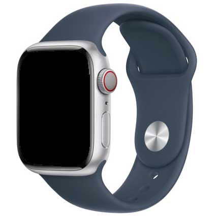 Cinturino sport per Apple Watch - blu tempesta