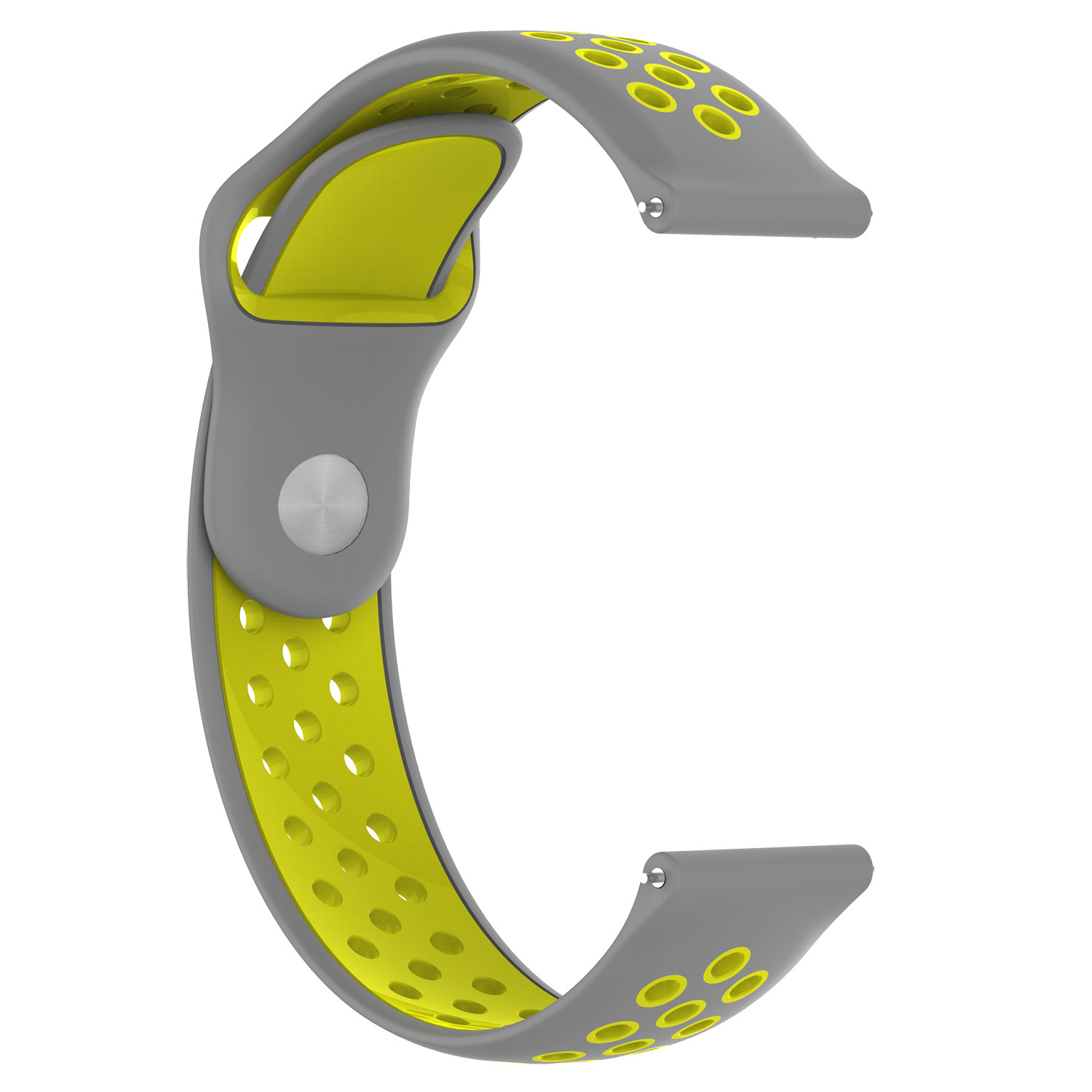 Cinturino doppio sport per Samsung Galaxy Watch - grigio giallo