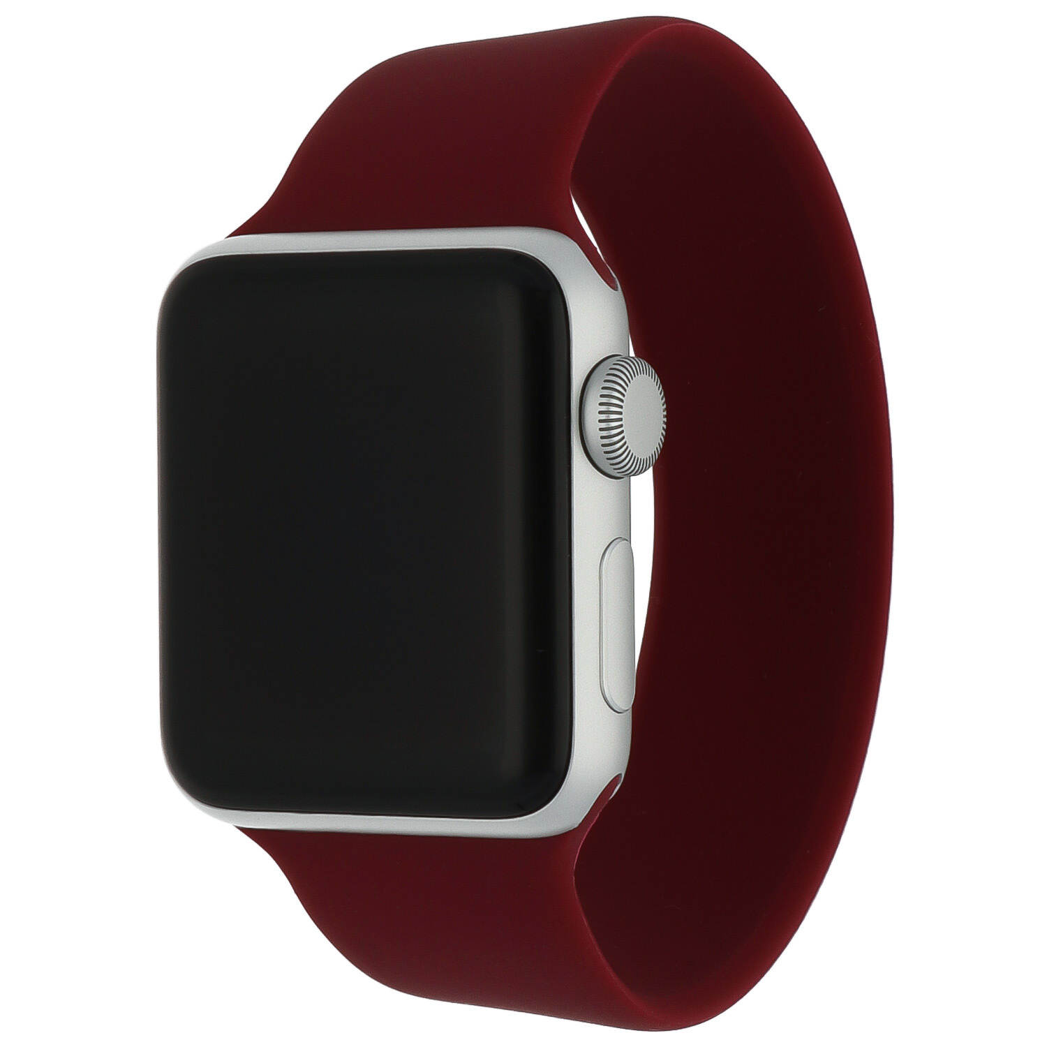Cinturino sport solo loop per Apple Watch - rosso vino