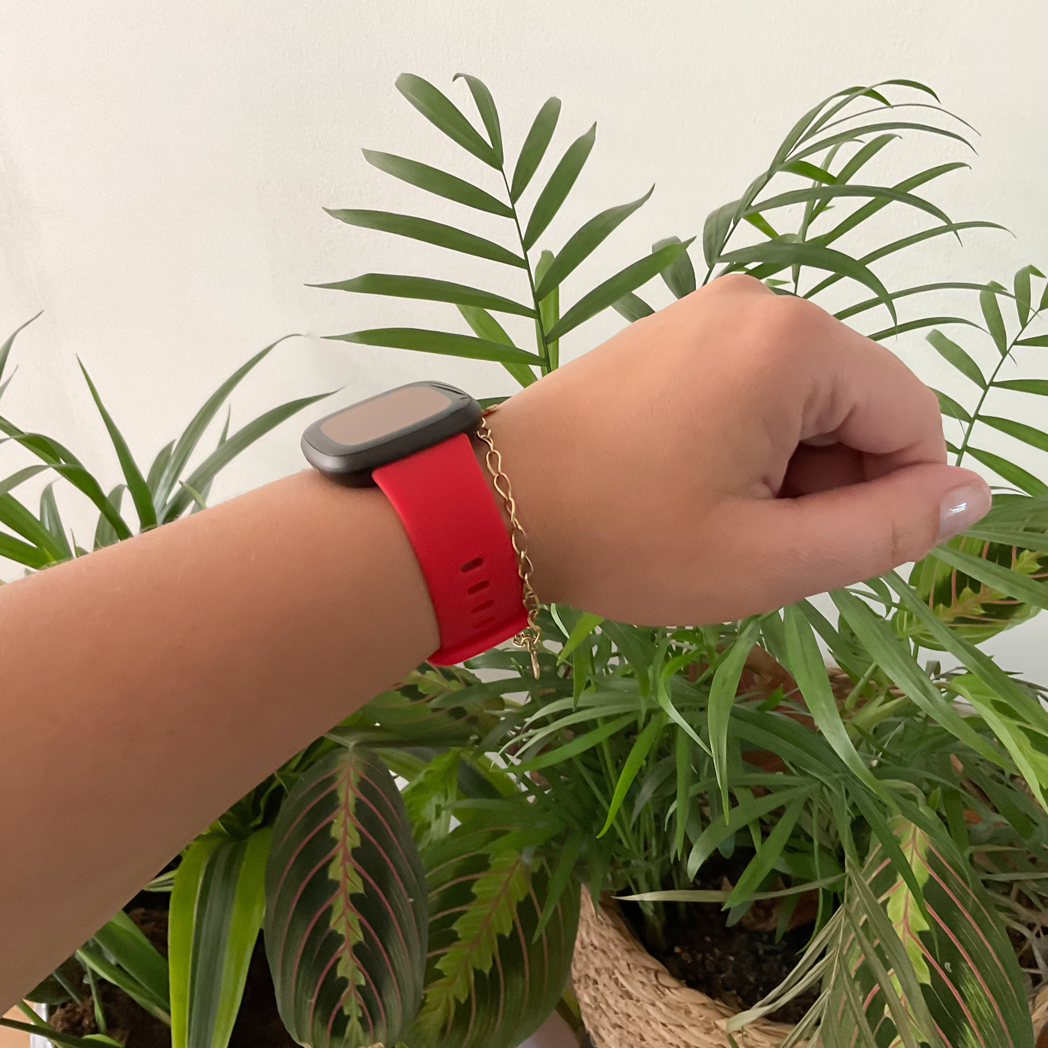 Cinturino sport per Fitbit Versa 3 / Sense - rossa