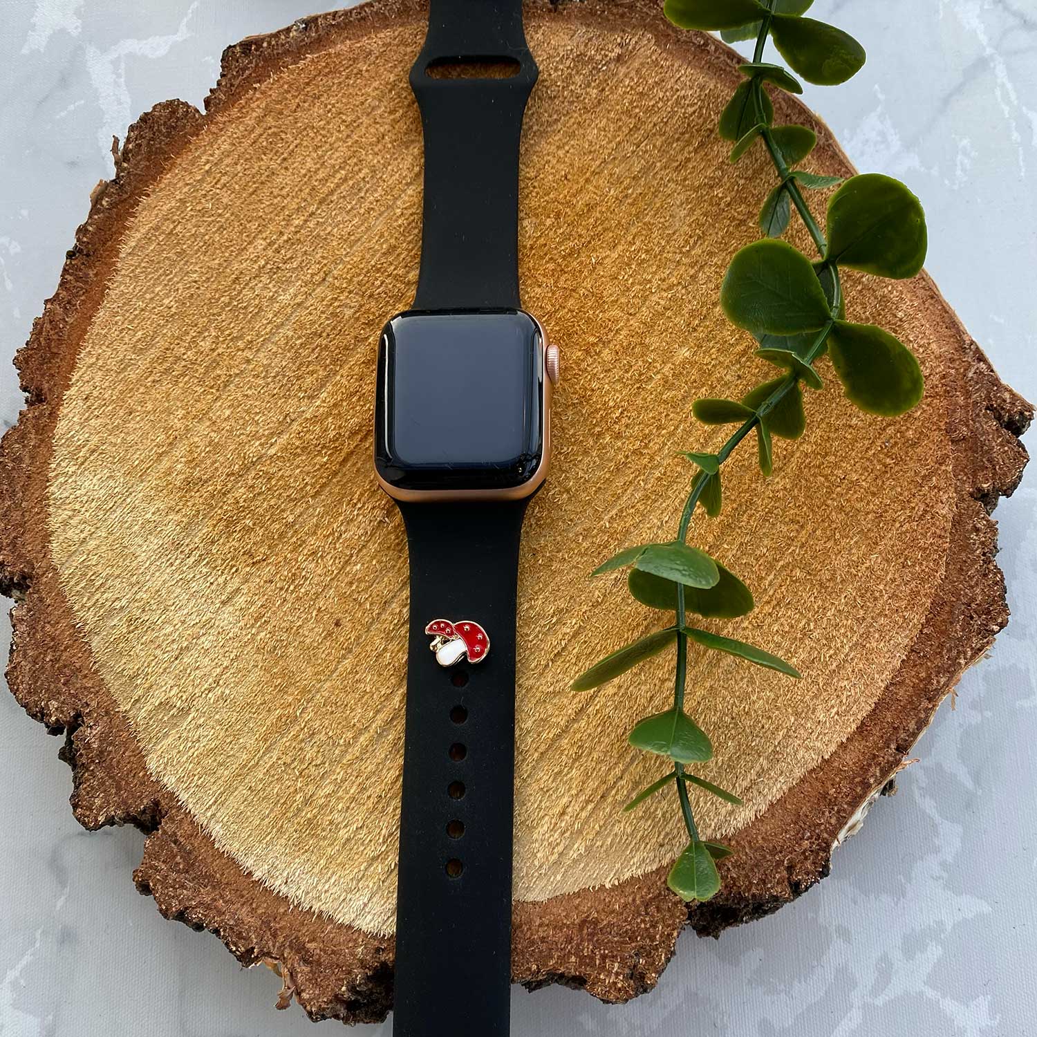 Gioielli per Apple Watch - fungo oro