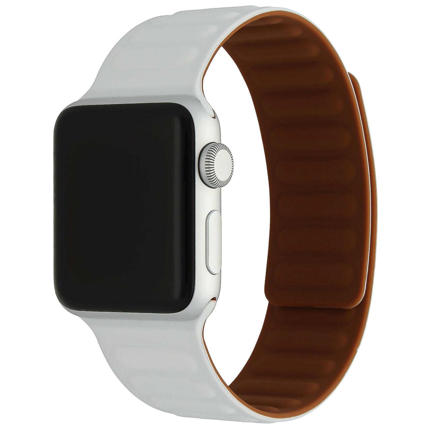 Cinturino Solo Sport a coste per Apple Watch - bianco 38, 40 e 41 mm